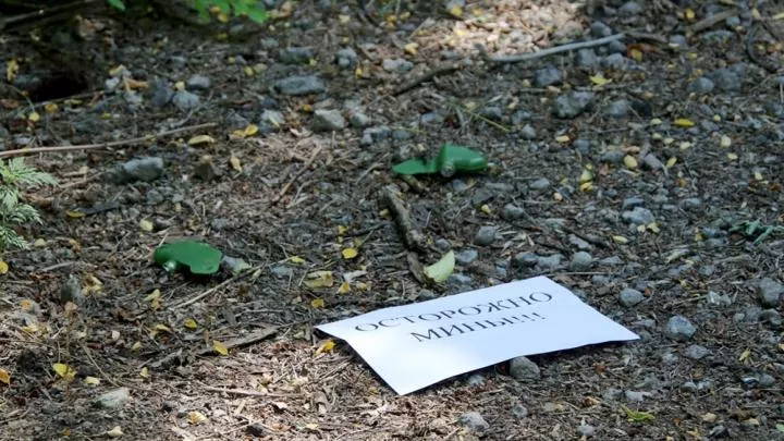 В Донецке из-за ливня мины Лепесток стали плавать по улицам