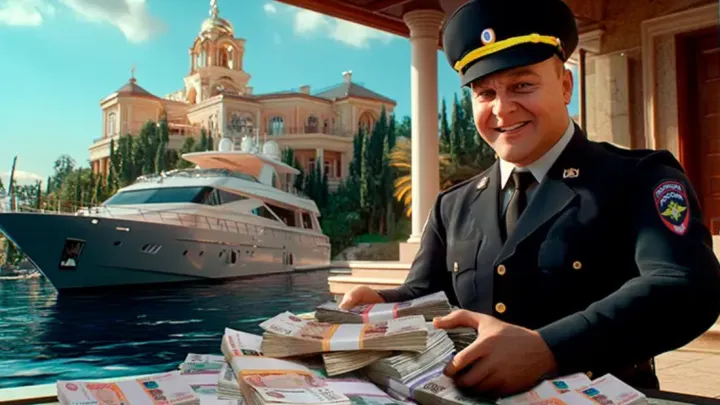 У подполковника ГИБДД с 22 квартирами нашли ещё и дворец на полтысячи квадратов