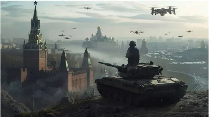 Чиновникам плевать на народ и нашу Победу: За 148 млн рублей на Красной площади поместили солдат НАТО и вертолёты США