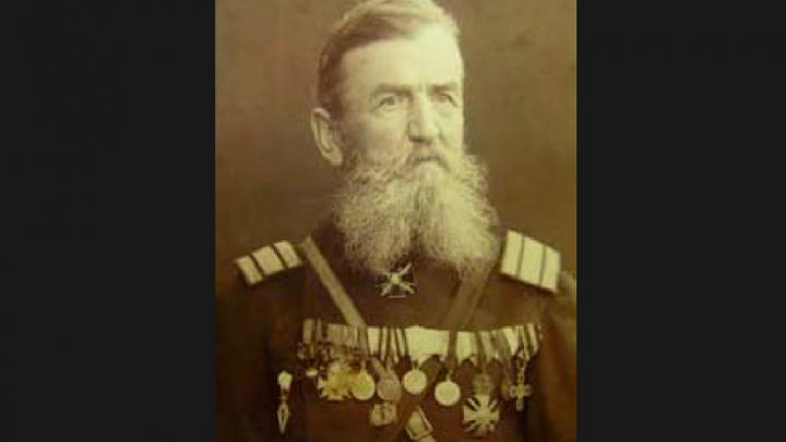 Фото: Полковник Аким Андреевич Мандрыки (1883 год)