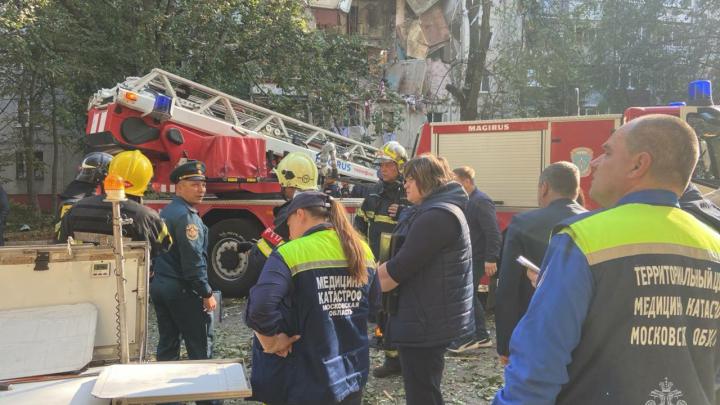 Повторный взрыв в Балашихе привел к обрушению плит на спасателей