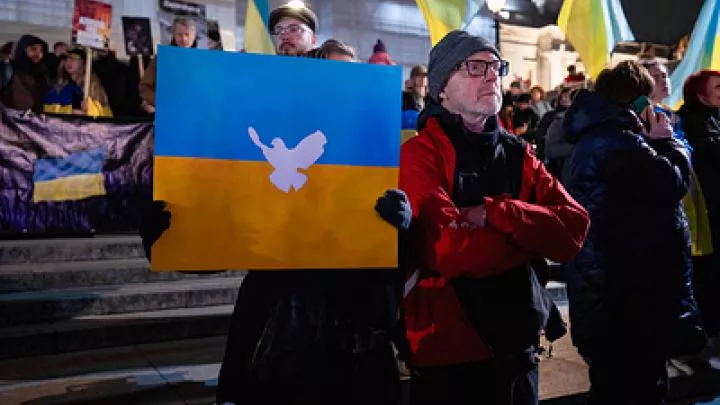 Тряпку убрали!: Провокаторов с флагом Украины осадили на ассамблее ОБСЕ