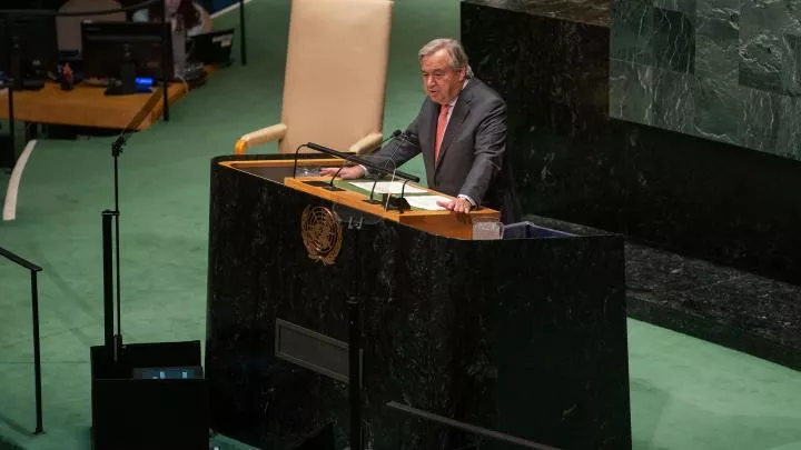 Генсек ООН призвал объявить пасхальное перемирие на Украине