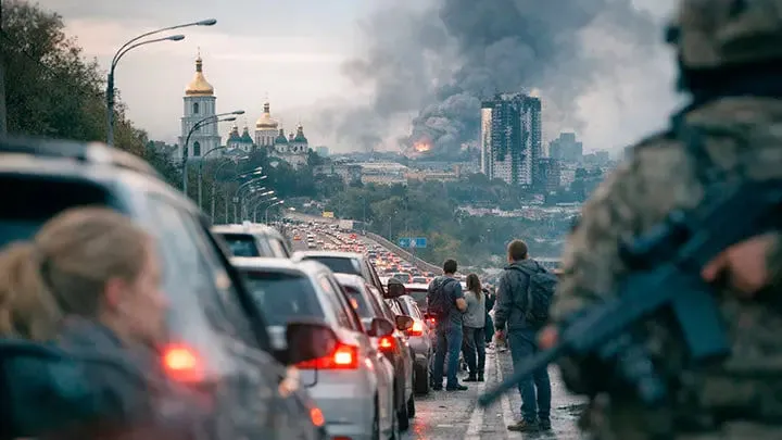 Весь Киев в огне: После прилёта Цирконов перекрыты дороги к Жулянам. Ключевое наступление на юге. Мир – к 1 ноября? СВОдки с фронта