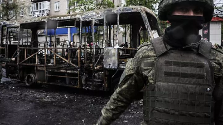 В результате обстрела центра Донецка погибли 9 человек, в том числе ребенок