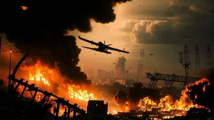 16 взрывов один за другим, а потом во всём Харькове пропал свет. На передовой тупик. Вся нефтепереработка уничтожена. СВОдки с фронта