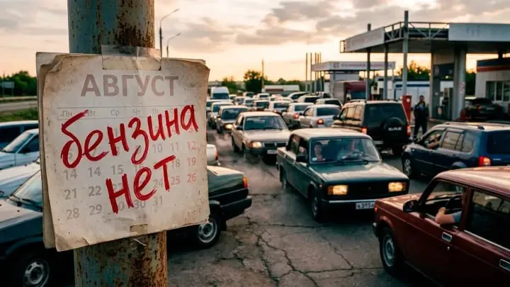 Бензиновый кризис перешёл в острую фазу. Олигархи воспользовались бомбёжкой НПЗ? О чём не сказал министр