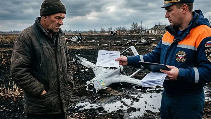За сбитые дроны заплатит фермер: Крестьянина оштрафовали на 60 тыс. за то, что его поле поджёг украинский беспилотник