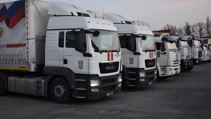 Более 9 тысяч тонн гуманитарного груза было отправлено в Донбасс
