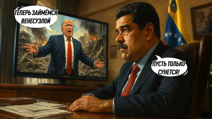 США подняли в воздух бомбардировщики и Самолёт Судного дня. Мадуро обратился к Путину