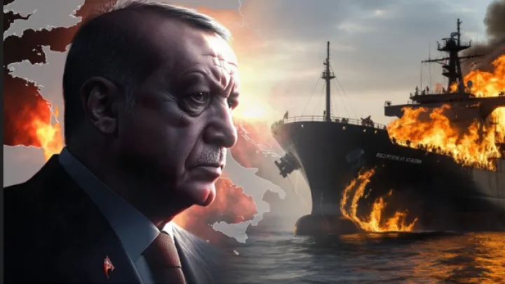 Русские танкеры горят у турецких берегов: Дыра в спине Эрдогана. Привет союзникам