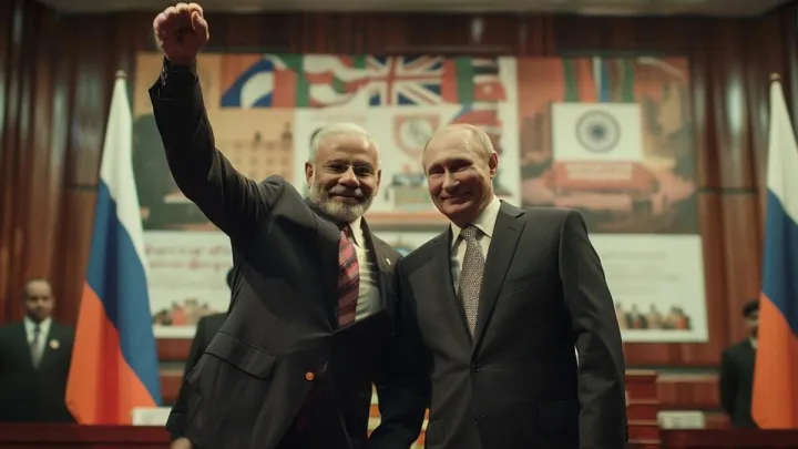 Индия в восторге от летающего Кремля: Путин и Моди приговаривают доллар