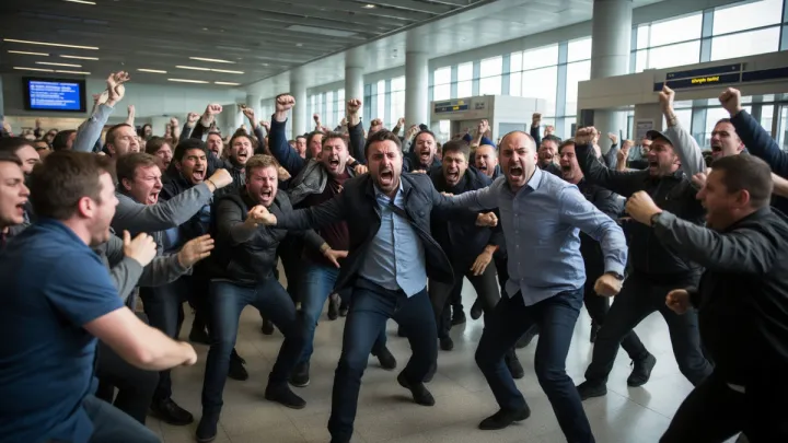 Нас просто перекидывают. 200 русских туристов устроили бунт в аэропорту Шарм-эль-Шейха. Все выходы заблокированы