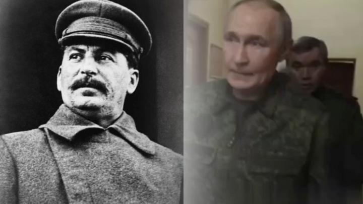 Оделся как Сталин, сушите сухари, украинцы: Даже в СНБО напуганы военной формой Путина