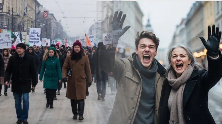 Болгария вышла на улицы против ЕС. В Литве пахнет гражданской войной. Сотни тысяч протестующих сносят Европу